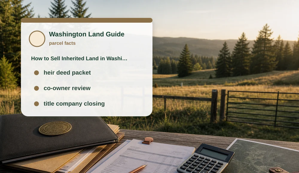 How to Sell Inherited Land in Washington land guide