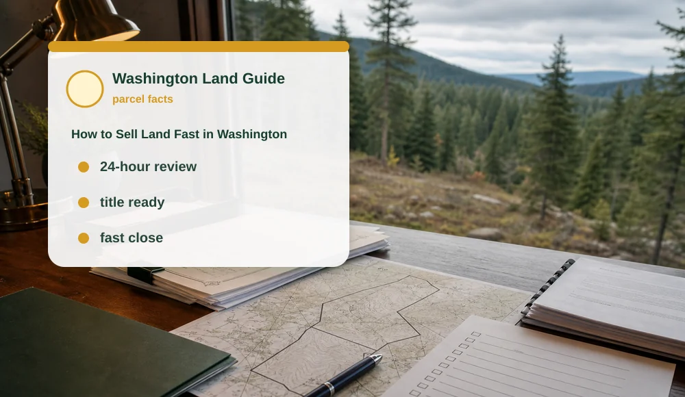 How to Sell Land Fast in Washington land guide