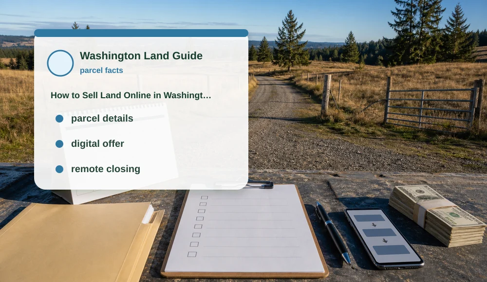 How to Sell Land Online in Washington land guide
