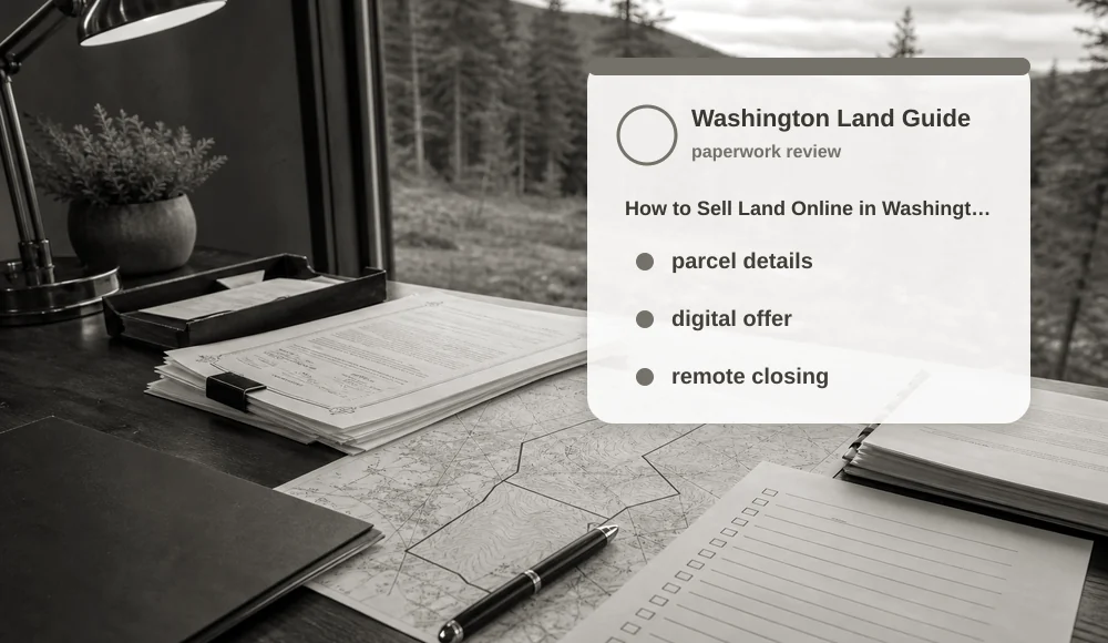 How to Sell Land Online in Washington land sale review