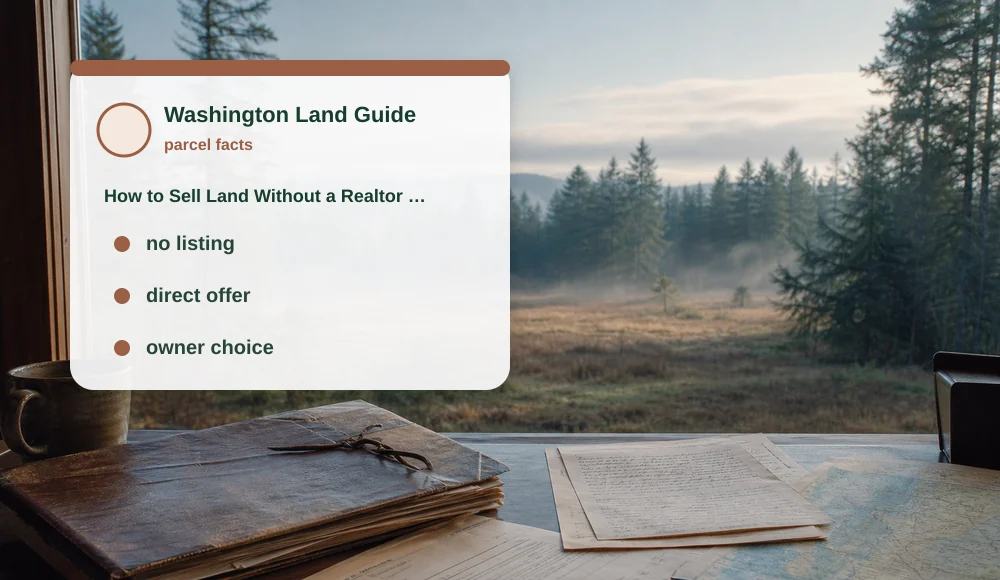 How to Sell Land Without a Realtor in Washington land guide