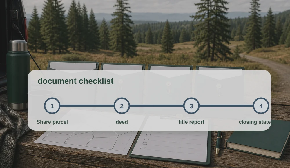 Legal Documents for Selling Land in Washington closing checklist