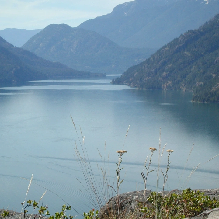 Lake area and mountain land in Kitsap County